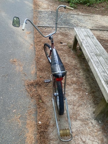 Vintage 20” 3 Speed Muscle Bike With Wheelie Bar - Picture 2 of 6