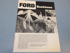 Ford Backhoes Brochure