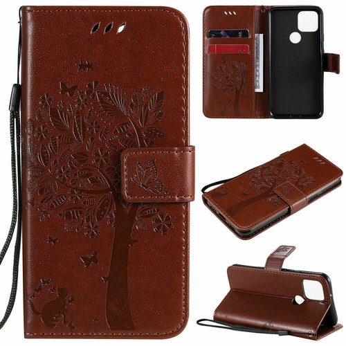 Tree Cat Leather Flip Wallet Phone Case For Google Pixel 5 6 7 8 Pro 6A 4A - 第 16/23 張圖片