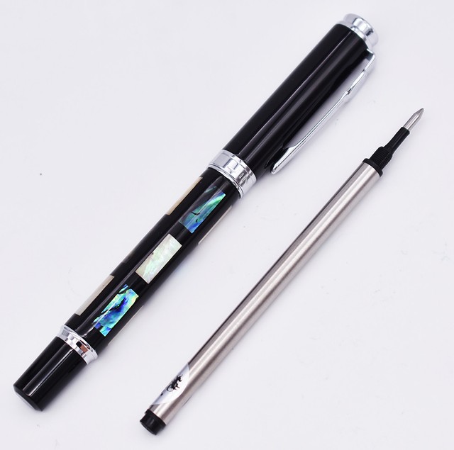 Jinhao 8802 Rollerball Pen Deep Sea Bright Pearl Shell Writing Signature Pen Jinhao 8802 Rollerball Pen Deep Sea Bright Pearl Shell Writing Signature Pen