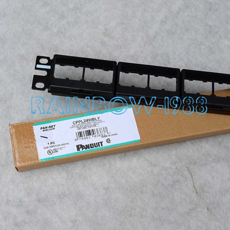 10 PIEZAS PARA Panel de Conexión Módulo Panduit 1U24 Puerto Modular Rack Vacío CPPL24WBLY Foto 2 de 4