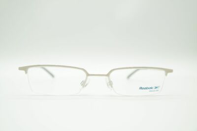 Reebok B7027 Silver Half-Frame Glasses Eyeglass Frame Eyeglasses New