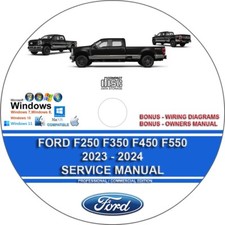 Ford F250 F350 F450 F550 2024 Factory Service Repair Manual + Wiring Diagrams