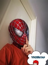 Original Toby Spiderman High Quality Helmet Reflective Material For Costume Mask