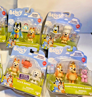 Bluey Friends & Family 2-packs with accessories YOU CHOOSE Gift Kids Toy