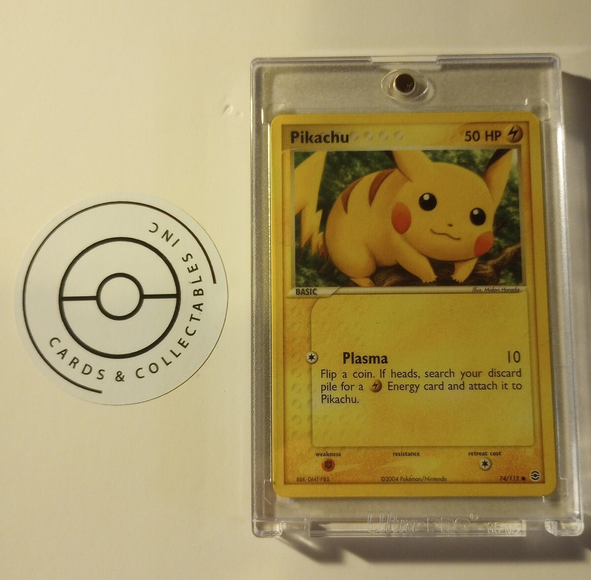 Pokémon TCG - Pikachu EX FireRed & LeafGreen (74/112) Regular Common NM/Mint!!!