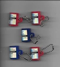 SET OF 5 SMALL EZ SPLITZ CIGARILLO CIGAR CUTTER SPLITTER KEYCHAIN ORIGINAL 