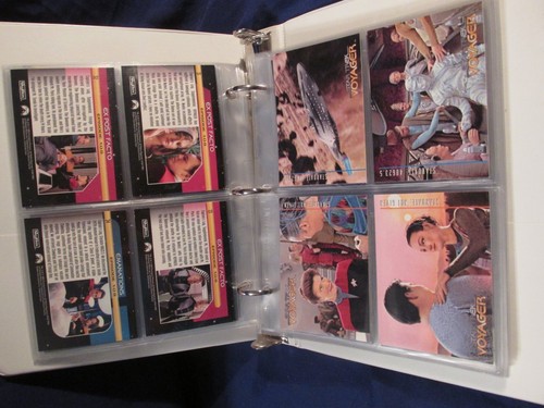 1996 Star Trek Voyager Season1 Series 2 Base Set mit Umschlag, Notizbuch, Seiten - Bild 5 von 10