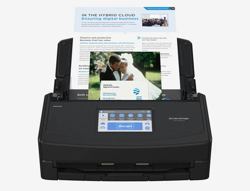 Fujitsu ScanSnap iX1600 ADF B&W, Color 600dpi 40ppm/80ipm Wireless Scanner