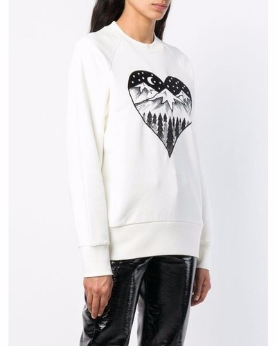 Moncler Grenoble Sweatshirt APRES-SKI woman's size M brand new crew neck - 第 10/12 張圖片