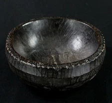 African Art Collection - Antique Atie Wood Plate - Usual Piece - 19 Cms+++