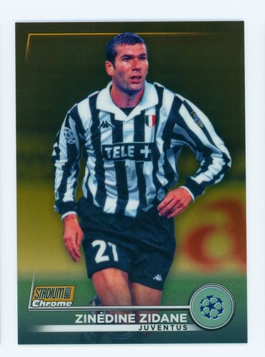 Zinedine Zidane [Gold] #5 2022 Stadium Club Chrome UEFA Competitions card
