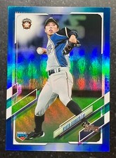 2021 Topps Nippon Blue Foil Ryota Isobata #35 14/50