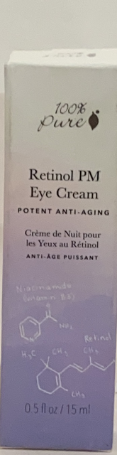 100 pure retinol eye cream
