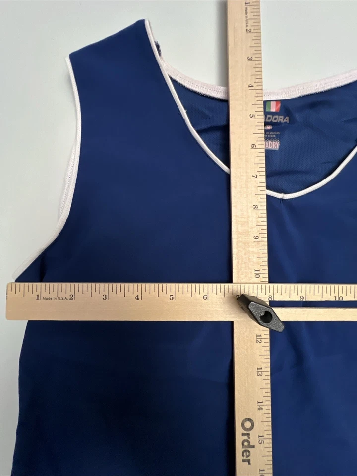 Regata Diadora Feminina Média Activewear -Diadry Azul Marinho  - Imagem 4 de 4