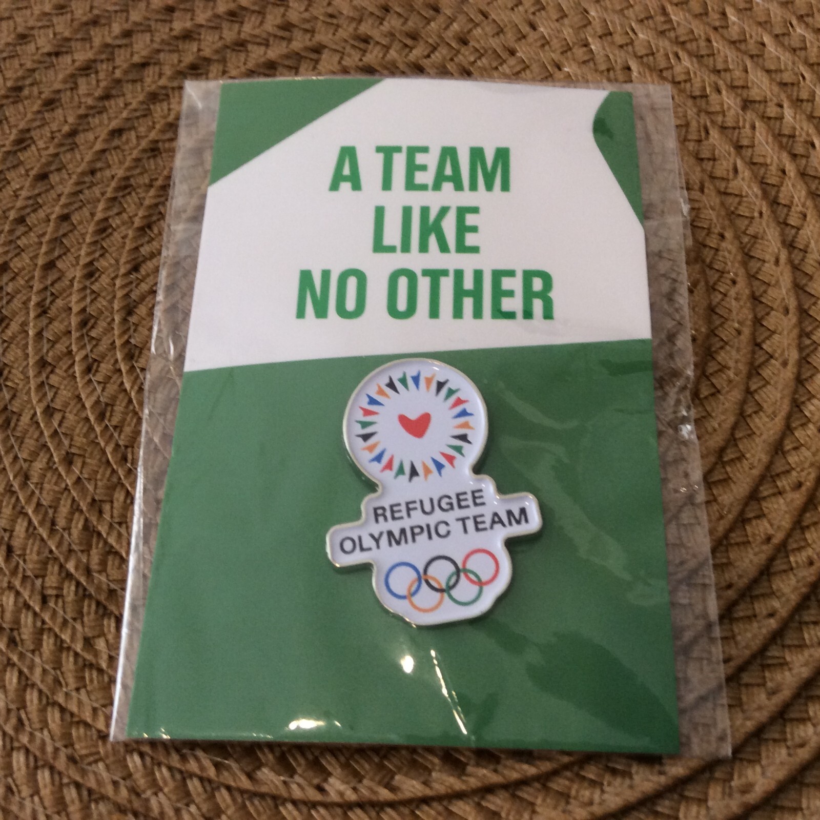 Paris 2024 Olympic Games NOC Refugee Team Collectible Pin