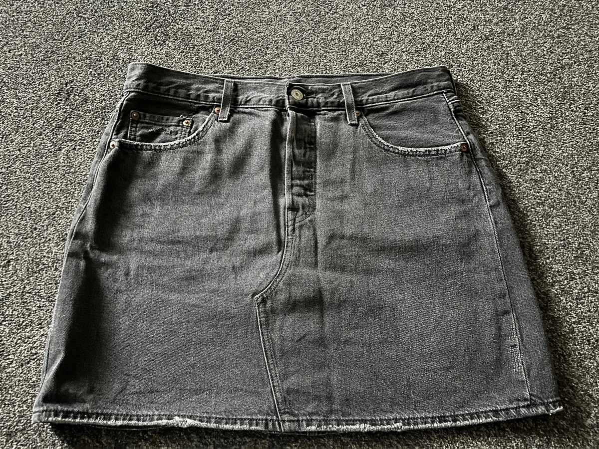 Levi denim skirt ebay cheap