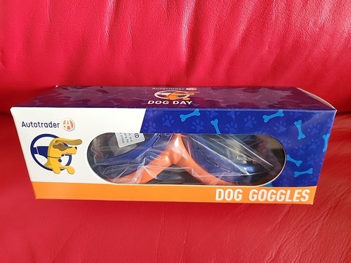 Dog Goggles Sunglasses Autotrader 2019 Rare Limited Edition New UV Doggles - Picture 3 of 5