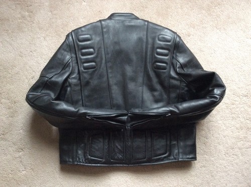 VANSON Leathers Motorcycle Classic Biker Style Jacket, Sz 48/50 (XL) - Picture 5 of 12