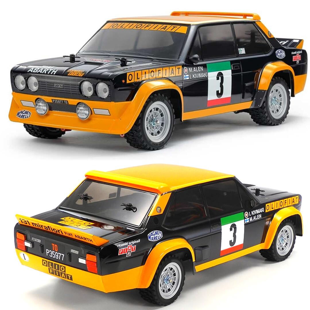 NEW Tamiya RC 1/10 Fiat 131 Abarth Rally Car MF-01X Olio Fiat Kit