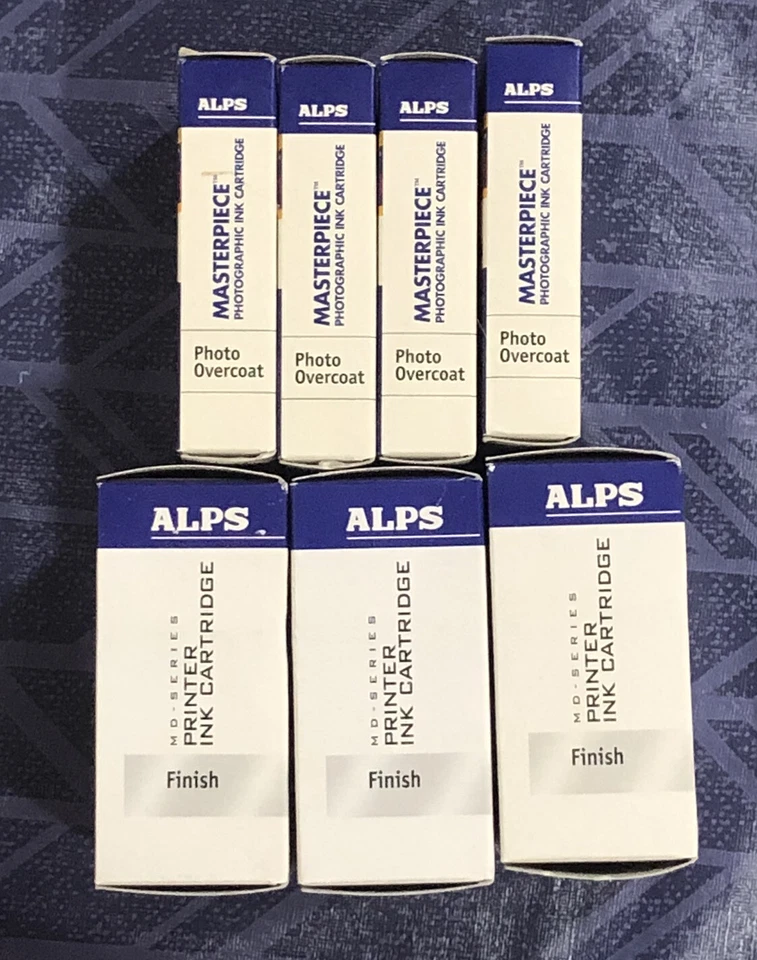 Paquete de cartuchos de tinta para impresora Alps - LEER DESCRIPCIÓN (nuevo en paquete) Lote Foto 2 de 4