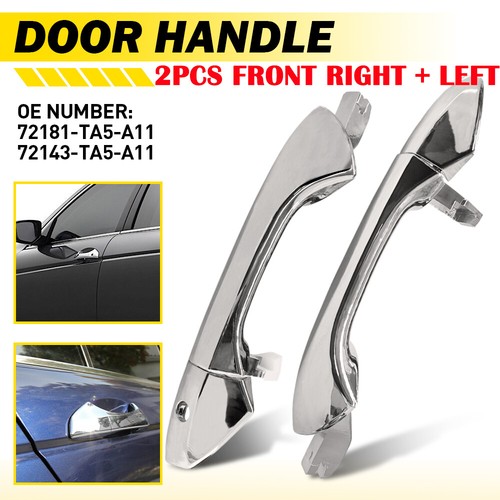 1-8PCS Rear Driver Passenger Exterior Door Handle For 2008-2012 Honda Accord K - Foto 22 di 36