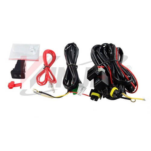 Clear Lens Fog Light Lamps With Bezels And Wiring For 2015-2016 Toyota Yaris - Picture 4 of 4