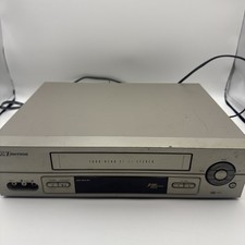 Emerson EV818 VHS HQ 4-Head Hi-Fi Stereo Video Cassette Recorder VCR No Remote