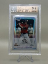 Topps 2011 Bowman Draft Refractor George Springer #BDPP81 BGS 9.5