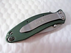 2002 Kershaw Scallion 1620GRNST Combo Edge Assisted  Pocket Knife USA Z0136 — photo 9