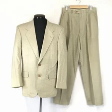 Made in Japan/Paul Smith/Wool Single Suit/Two-Piece Set Up/Men's M/Beige/Che...