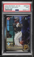 2022 Bowman 1st Edition Black Foil 9/10 Rodolfo Nolasco #BPPF-69 PSA 9 MINT w5p