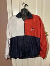 Vintage Nike Full Zip Windbreaker Size XL Jacket USA Made Colorblock 80s 90s