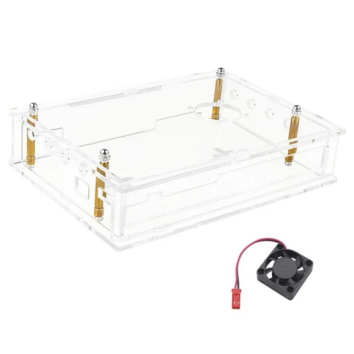 Acrylic  Shells Case with Fan for  R3 -R3 Development Board7095