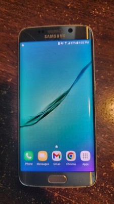 GOLD Samsung Galaxy S6 edge SM-G925F 32GB+3GB 16MP Unlocked Working Order!