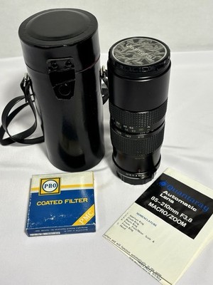 Quantaray Lens 85-210mm Macro/Zoom with Case and Pro 58mm Filter