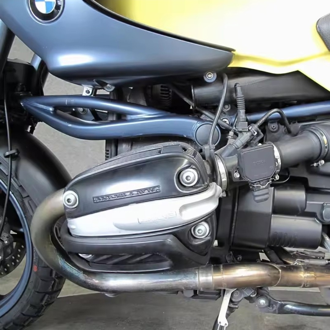 Protection cylindre BMW R1150RT et R1150GS cache couvercle de moteur noir en aluminium