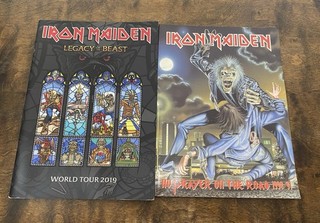 Iron Maiden Tour Program Lot No Prayer For The Dying & World Tour 2019