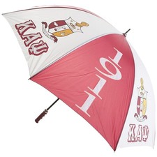 Kappa Alpha Psi Jumbo Umbrella Red/White - 60"