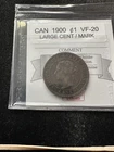 Photo of a 1900 Canada Large Cent from an eBay listing that sold on Jul 20, 2026