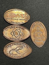 Gwiz Science Center Sarasota Florida Zc Elongated Penny Lot #021003