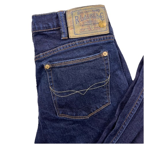 Jeans Ralph Lauren denim donna 30 Tribeca 114 blu etichetta denim scuro - Foto 2 di 9