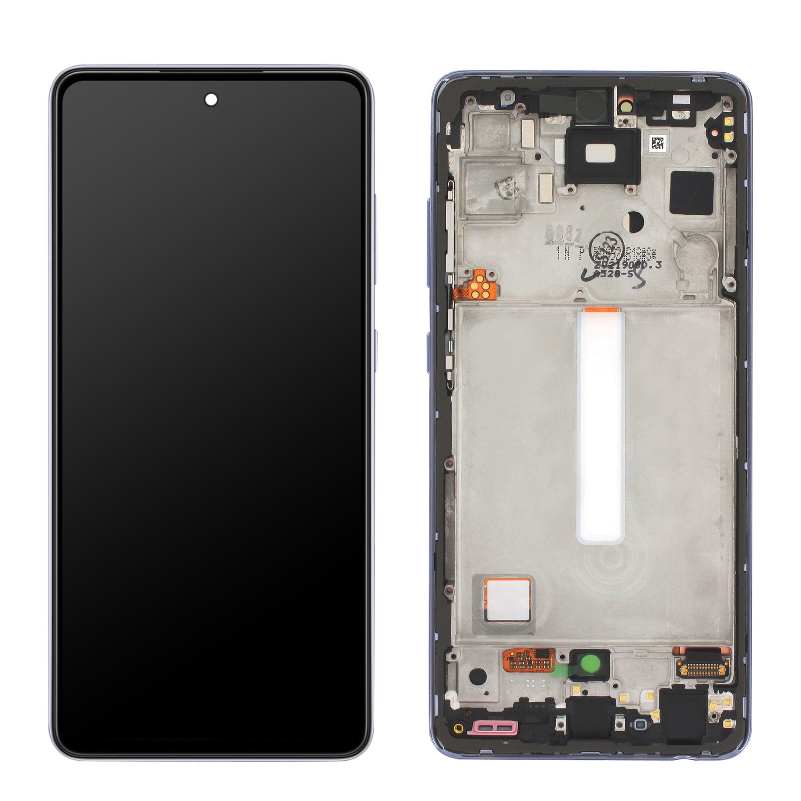 Bloc LCD Galaxy A52s original avec vitre tactile violet pour réparation smartphone Samsung