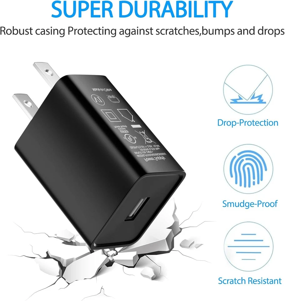 AC Power Charger Adapter for Texas Instruments TI-84 Plus CE Graphing Black - Image 3 of 4