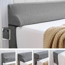 Bed Wedge Gap Filler King Size, Wedge Pillow for Headboard Gap, Foldable Matt...