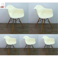 Vitra Eames DSW Lehnenstuhl 5er Set Armlehnenstühle Designermöbel