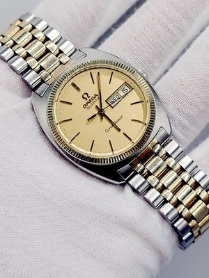 Swiss [MINT] 1970s Omega Constellation 34mm Quartz Unisex Watch Day Date