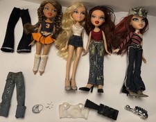 Bratz Doll Vintage 2001 Lot of 4 Good Condition (Cloe, Yasmin, Roxxi, Fianna)