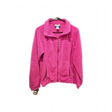 Columbia Jacket Girls XL 18/20 Purple Fleece Full Zip Outdoor Hiking Warm