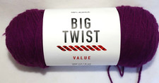 BIG TWIST VALUE PURPLE 100 ACRYLIC YARN